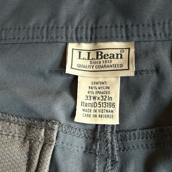 NWT LL Bean VentureStretch Five Pocket Mens Pants Straight Leg 33x32 - Picture 7 of 8